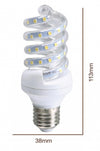 Lampadina Led E27 9w 885lm Tortiglione Vortice Spirale Luce Fredda Naturale Calda