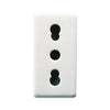 Presa standard italiano 250V AC - 2P+T 16A bivalente P11-P17- 1 modulo
