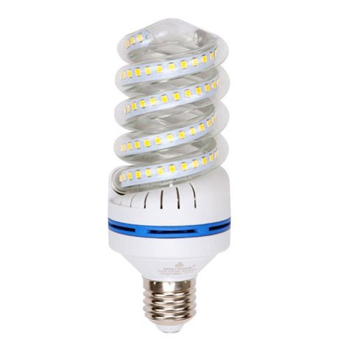 Lampadina Led E27 20 Watt 1900lm Tortiglione Vortice Spirale Luce Naturale Calda
