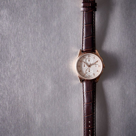 Philip Watch Roma – Orologio Uomo Cronografo Rose Gold Pelle (R8271217001)