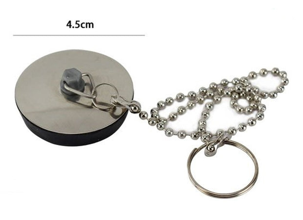 Tappo Con Catenella 4,5 Cm Per Lavello Lavandino Lavabo Bagno Cucina 10393