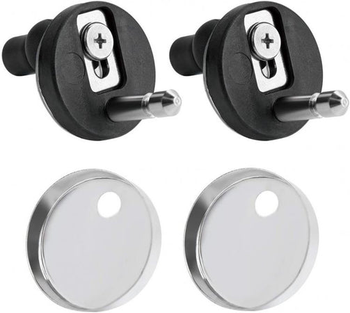 Cerniere Per Wc Supporti Copriwater Universali Con Chiusura Soft Ammortizzata 79573