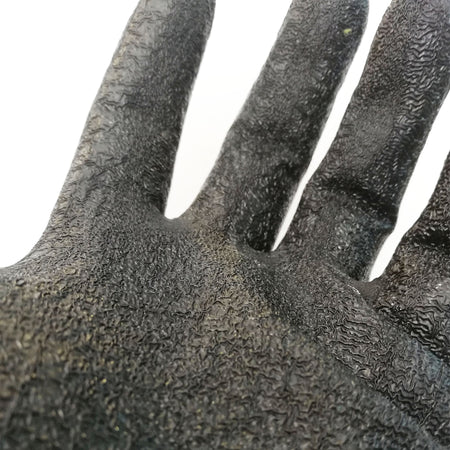 Guanti ricoperti nitrile neri - rossi