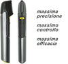 Rasoio Professionale Elettrico Trim-max Senza Fili Luce Led Kit 5 Testine Barba Capelli