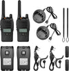 Kit Da 2pz Walkie-talkie Ricaricabile Bf-88st Pro Pmr446 Con Ampia Portata Auricolari