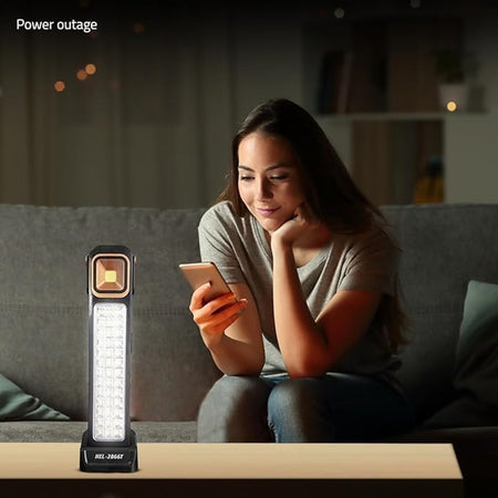 Luce Di Emergenza Solare Ricaricabile Hel-2866t 30w Led Con Tecnologia Intelligente