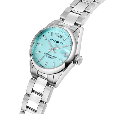 Philip Watch Caribe Urban – Orologio Donna Silver / Turchese (R8253597645)