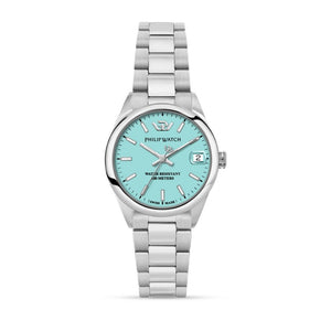 Philip Watch Caribe Urban – Orologio Donna Silver / Turchese (R8253597645)