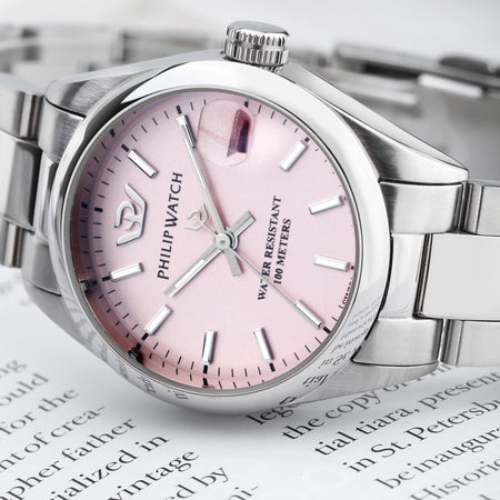 Philip Watch Caribe Urban – Orologio Donna Rosa 31 mm (R8253597646)