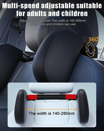 Poggiatesta Seggiolino Auto Supporto Collo Testa Regolabile Cuscino Bambini Adulti