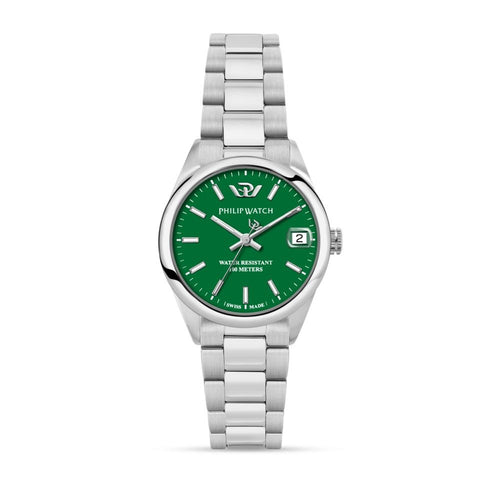 Philip Watch Caribe Urban – Orologio Donna Datario Verde (R8253597647)