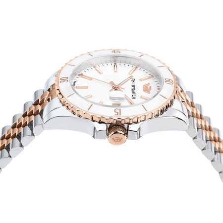 Philip Watch Caribe – Orologio Donna Acciaio Silver & Rose Gold (R8253597637)