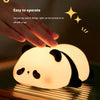 Luce Notturna Forma Panda Lampada A Led In Silicone Dimmerabile Ricaricabile Usb