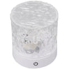 Lampada Da Tavolo In Cristallo Oceanico Abs Ondulato Usb A 16 Colori Sala Giochi Pranzo