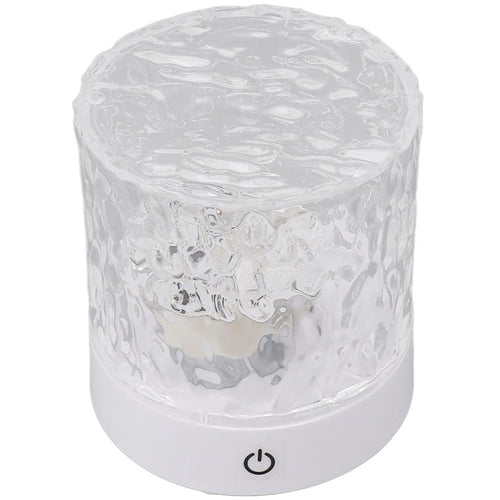 Lampada Da Tavolo In Cristallo Oceanico Abs Ondulato Usb A 16 Colori Sala Giochi Pranzo