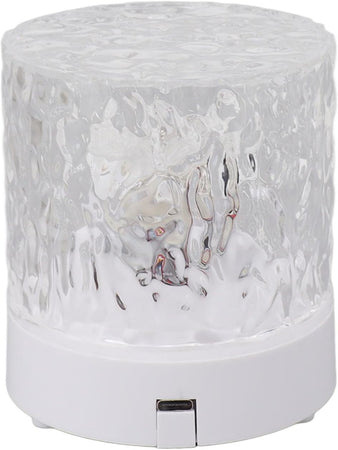 Lampada Da Tavolo In Cristallo Oceanico Abs Ondulato Usb A 16 Colori Sala Giochi Pranzo
