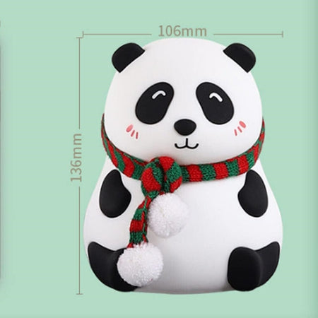 Luce Notturna Panda Led Sensore Touch Lampada Da Tavolo Usb Ricaricabile Camera
