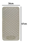 Tappeto Tappetino Antiscivolo Tortora Per Vasca Da Bagno Doccia 67 X 36 Cm 87557