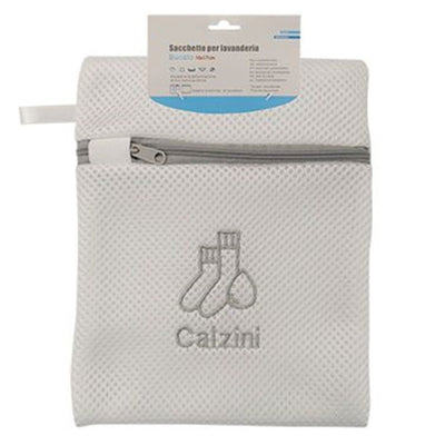 Sacchetto Rete Per Lavanderia Lavatrice 18x22 Cm Biancheria Intimo Calzini 59374