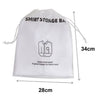 Set 3pz Organizer Viaggio Casa Sacco Borsa Camicie Maglie 28x34cm Con Coulisse 87705