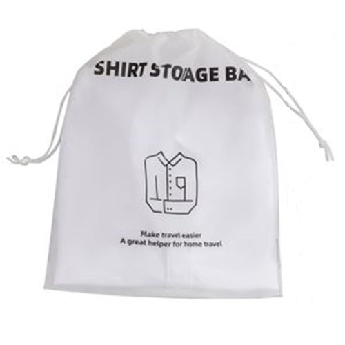 Set 3pz Organizer Viaggio Casa Sacco Borsa Camicie Maglie 28x34cm Con Coulisse 87705