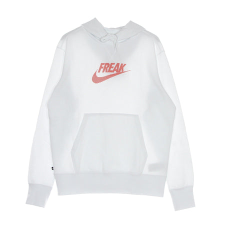 NIKE NBA Felpa Leggera Cappuccio Uomo Freak Pullover Hoodie Summit White/magic Ember da uomo