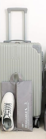 Organizer Viaggio Casa Borsa Impermeabile Organizzatore Valigia Grigio 38x23x12cm 87711