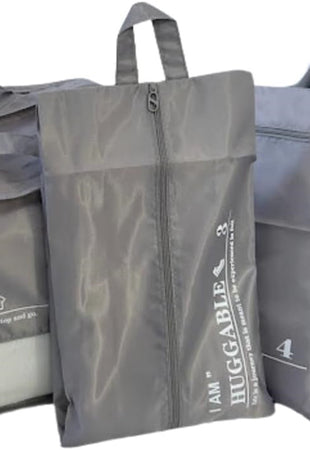 Organizer Viaggio Casa Borsa Impermeabile Organizzatore Valigia Grigio 38x23x12cm 87711