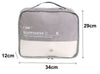 Organizer Viaggio Casa Impermeabile Borsa Organizzatore Valigia Grigio 34x29x12cm 87712