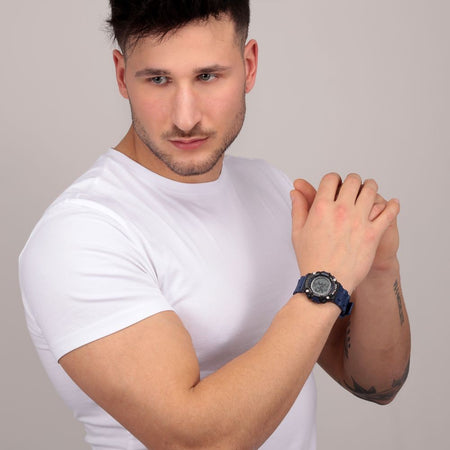 Orologio Sector EX-32 Digitale Uomo Blu (R3251544003)