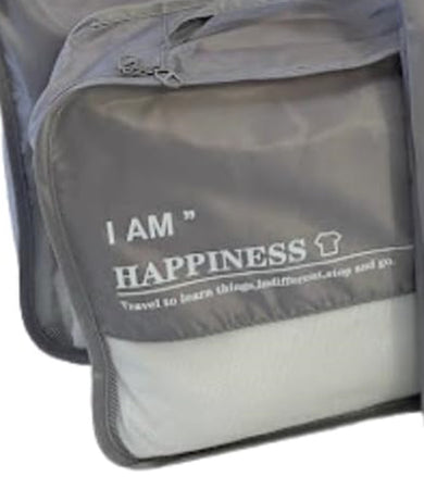 Organizer Viaggio Casa Impermeabile Borsa Organizzatore Valigia Grigio 34x29x12cm 87712