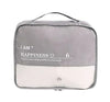Organizer Viaggio Casa Impermeabile Borsa Organizzatore Valigia Grigio 34x29x12cm 87712