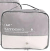 Organizer Viaggio Casa Impermeabile Borsa Organizzatore Valigia Grigio 34x29x12cm 87712