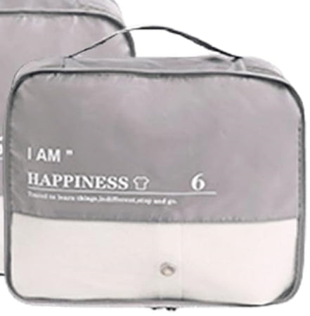 Organizer Viaggio Casa Impermeabile Borsa Organizzatore Valigia Grigio 34x29x12cm 87712