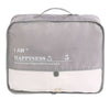 Organizer Viaggio Impermeabile Borsa Organizzatore Valigia Casa Grigio 40x32x12cm 87713