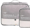 Organizer Viaggio Impermeabile Borsa Organizzatore Valigia Casa Grigio 40x32x12cm 87713