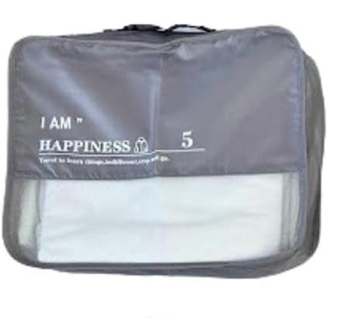 Organizer Viaggio Impermeabile Borsa Organizzatore Valigia Casa Grigio 40x32x12cm 87713