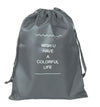 Organizer Da Viaggio Organizza Valigia Bagagli Borsa Con Coulisse 36x27cm Grigia 87715