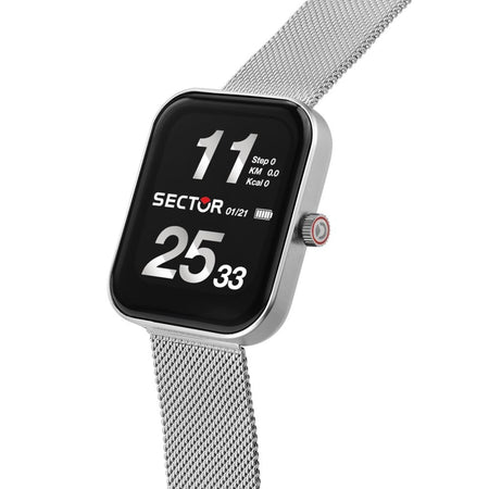 Sector S-03 Pro Light – Smartwatch Unisex Nero con Cinturino Tessuto (R3253171502)