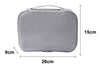 Organizer Viaggio Organizza Valigia Bagagli Borsa Per Intimo 26x15x9cm Grigia 87717