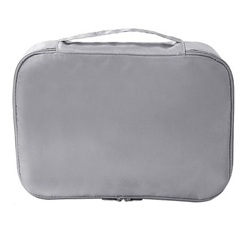 Organizer Viaggio Organizza Valigia Bagagli Borsa Per Intimo 26x15x9cm Grigia 87717