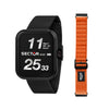 Sector S-03 Pro Light – Smartwatch Unisex Nero con Cinturino Tessuto (R3253171501)