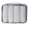Organizer Viaggio Organizza Valigia Bagagli Borsa Per Vestiti 30x20x12cm Grigia 87718