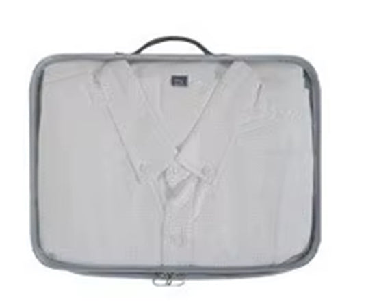 Organizer Viaggio Organizza Valigia Bagagli Borsa Per Vestiti 30x20x12cm Grigia 87718