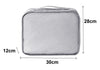 Organizer Viaggio Organizza Valigia Bagagli Borsa Per Vestiti 30x28x12cm Grigia 87719