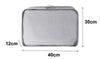 Organizer Viaggio Organizza Valigia Bagagli Borsa Per Vestiti 40x30x12cm Grigia 87720