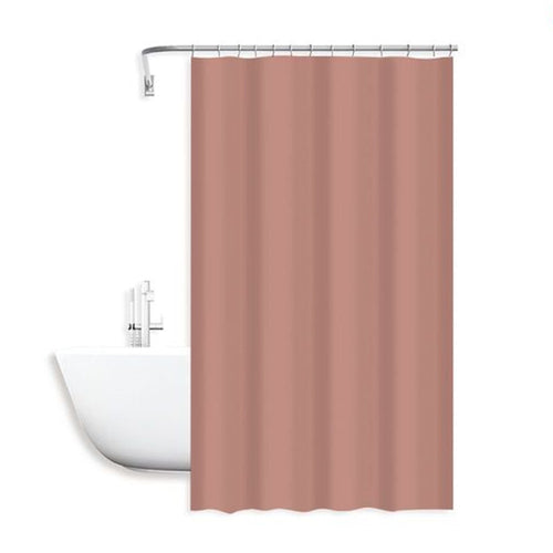 Tenda Doccia Antimuffa Impermeabile Peva 180x200 Cm Con Anelli Bagno Rosa 79710