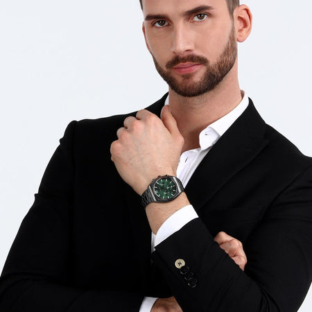Trussardi Metropolitan – Orologio Uomo Verde IP Gun (R2453159001)