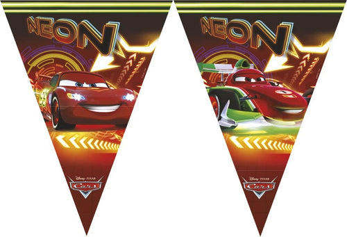 1 FESTONE BANDIERINE TEMA CARS 2,30MT