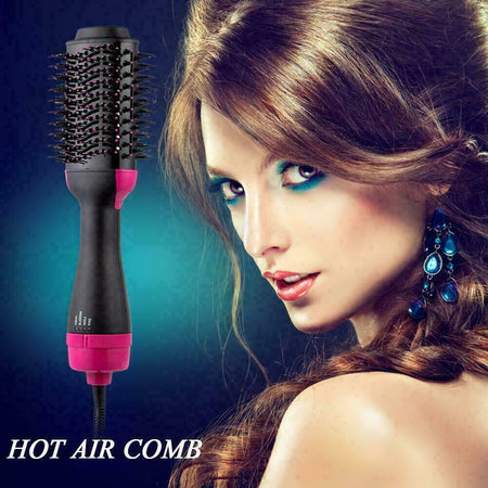 Spazzola One Step Lisciante Ionica Asciugacapelli In Ceramica Phon 4 In 1 1000 W